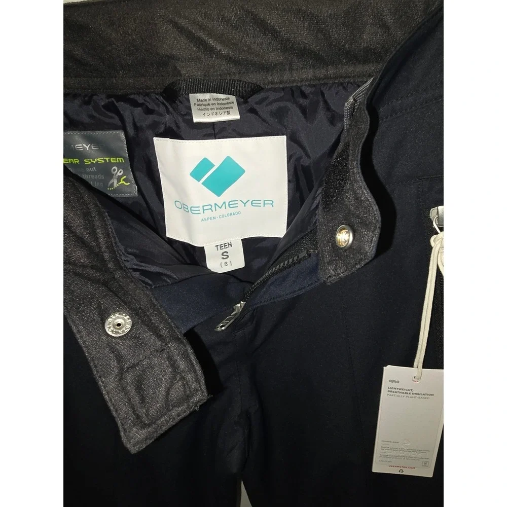 NWT Obermeyer Brooke Pant Kids Girls‎ Black Ski Snow Pants size Small